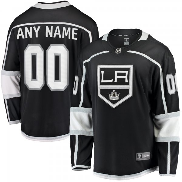 Men's Los Angeles Kings Fanatics Black Home Breakaway Custom Jersey