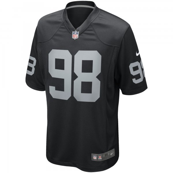 Men's Las Vegas Raiders Maxx Crosby Nike Black Game Jersey