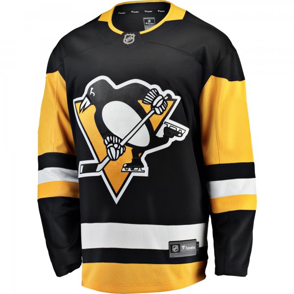 Men's Pittsburgh Penguins Fanatics Black Breakaway Home Jersey