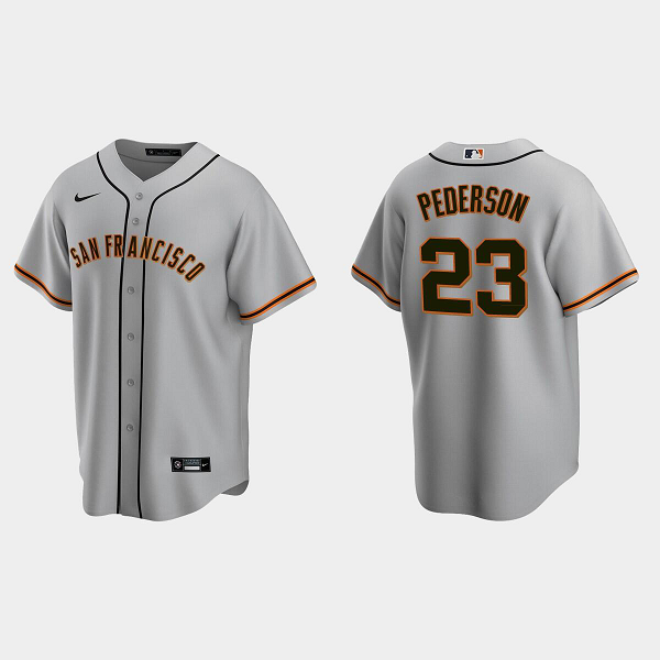 Youth San Francisco Giants #23 Joc Pederson Gray Road MLB Jersey