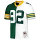 Men's Green Bay Packers Reggie White Mitchell & Ness Green/White 1996 Split Legacy Replica Jersey