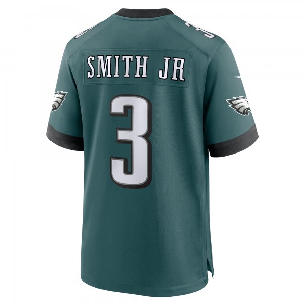 Men's Philadelphia Eagles Nolan Smith Nike Midnight Green Team Game Jersey