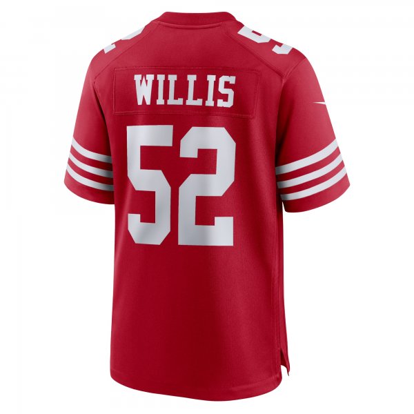 Men's San Francisco 49ers Patrick Willis Nike Scarlet Retired Player Game Jersey