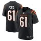 Men's Cincinnati Bengals Cody Ford Nike Black Game Jersey