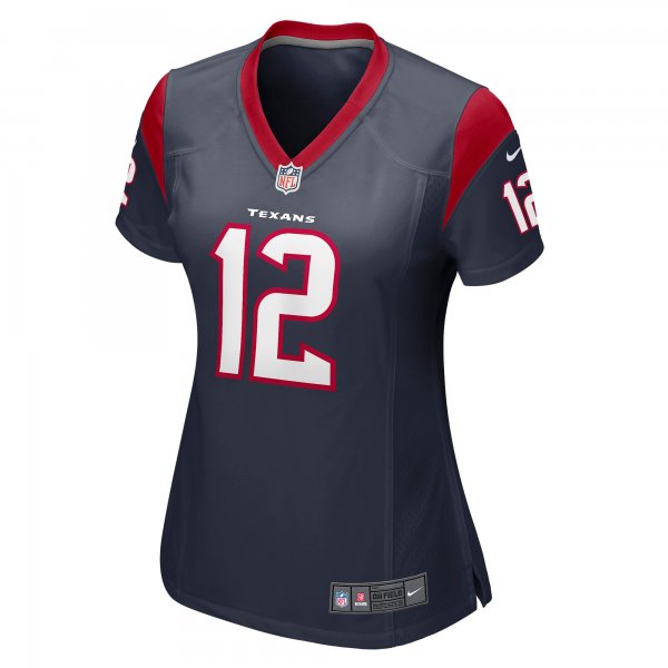 Women's Houston Texans Nico Collins Nike Navy Game Jersey