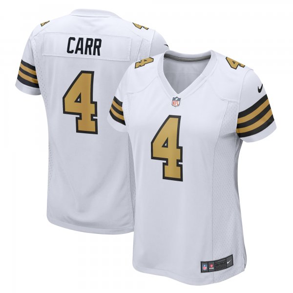 Women's New Orleans Saints Derek Carr Nike  White Alternate Game Jersey