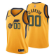 Men's Utah Jazz #00 Jordan Clarkson Yellow NBA Swingman Statement Edition Jersey