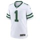 Youth New York Jets Ahmad Sauce Gardner Nike Legacy White Game Jersey