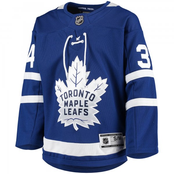 Youth Toronto Maple Leafs Auston Matthews Blue Home Premier Player Jersey