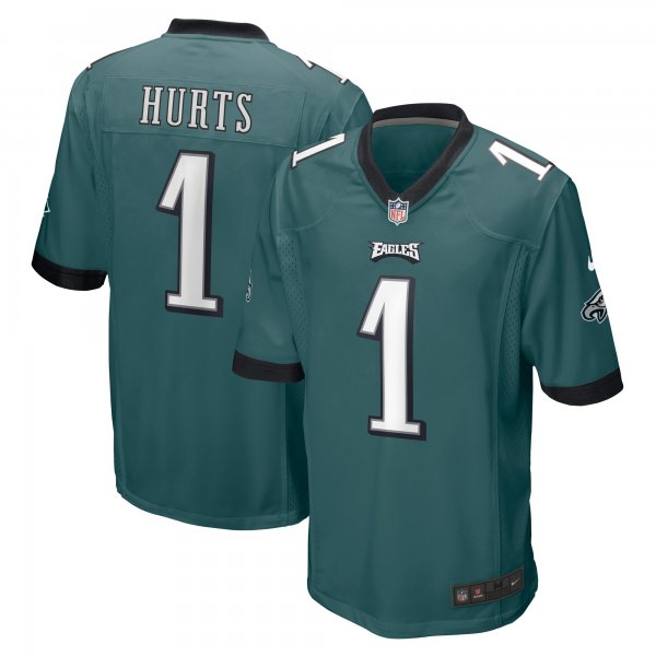 Men's Philadelphia Eagles Jalen Hurts Nike Midnight Green Player Jersey