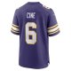 Men's Minnesota Vikings Lewis Cine Nike Purple Classic Player Game Jersey