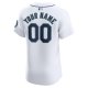 Men's Seattle Mariners Nike White Home Elite Custom Jersey