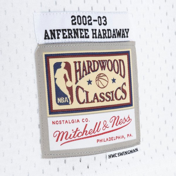 Men's Phoenix Suns Penny Hardaway Mitchell & Ness White 2001/02 Hardwood Classics Swingman Jersey