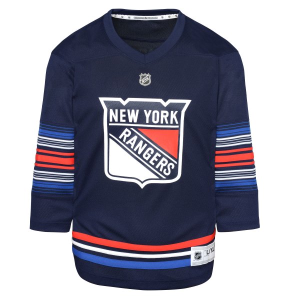 Youth New York Rangers  Navy Alternate Replica Jersey