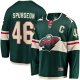 Men's Minnesota Wild Jared Spurgeon Green Home Breakaway Player Jersey