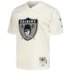 Men's Las Vegas Raiders Bo Jackson Mitchell & Ness Cream Chainstitch Legacy Jersey