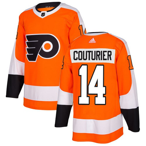 Adidas Philadelphia Flyers #14 Sean Couturier Orange Home Stitched NHL Jersey