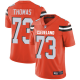 Men's Nike Cleveland Browns #73 Joe Thomas Orange Alternate Stitched NFL Vapor Untouchable Limited Jersey