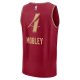 Men's Cleveland Cavaliers Evan Mobley Fanatics Wine Fast Break Jersey - City Edition