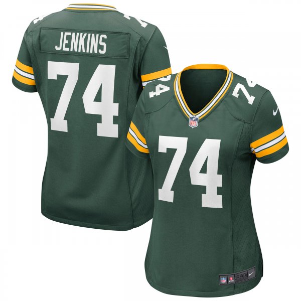 Women's Green Bay Packers Elgton Jenkins Nike Green Game Jersey