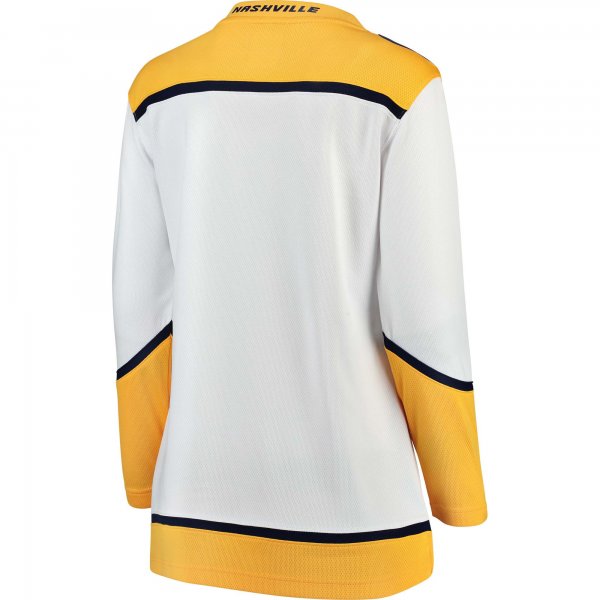 Women's Nashville Predators Fanatics White Away Breakaway Jersey