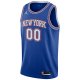 Men's New York Knicks Jordan Brand Blue Swingman Custom Jersey - Statement Edition