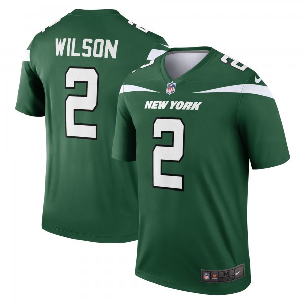 Men's New York Jets Zach Wilson Nike Gotham Green Legend Jersey