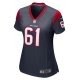 Women's Houston Texans DJ Scaife Jr Nike  Navy Team Game Jersey