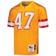 Men's Tampa Bay Buccaneers 1993 John Lynch Mitchell & Ness Orange Throwback Retired Player Jersey