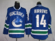 Vancouver Canucks #14 Alexandre Burrows Stitched Blue NHL Jersey