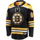 Men's Boston Bruins David Pastrnak Fanatics Black Home Breakaway Jersey