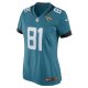 Women's Jacksonville Jaguars Seth Williams Nike Teal Game Player Jersey