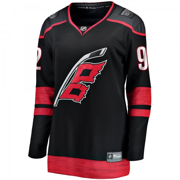 Women's Carolina Hurricanes Evgeny Kuznetsov Fanatics Black Home Breakaway Jersey