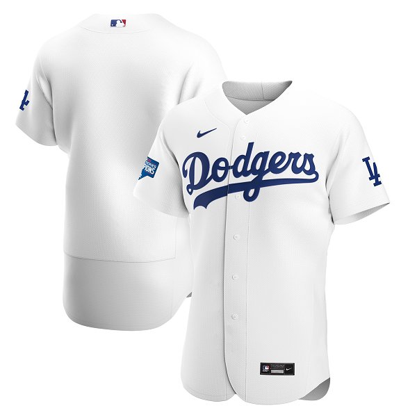 Los Angeles Dodgers Nike 2020 World Series Champions Home Team MLB Jersey - White