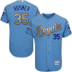 Kansas City Royals #35 Eric Hosmer Light Blue FlexBase 2015 World Series Champions Gold Program Stitched MLB Jersey