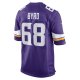 Men's Minnesota Vikings Henry Byrd Nike  Purple Team Game Jersey