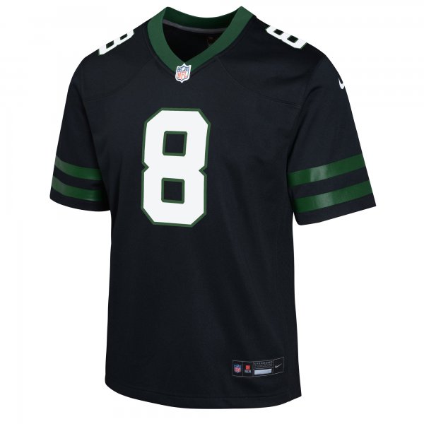 Youth New York Jets Aaron Rodgers Nike Legacy Black Alternate Game Jersey