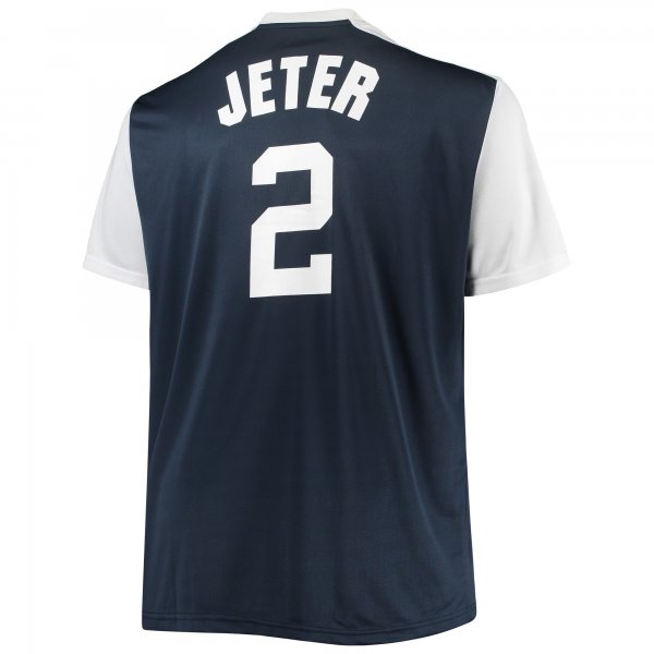 Men's New York Yankees Derek Jeter Navy/White Cooperstown Collection Replica Player Jersey