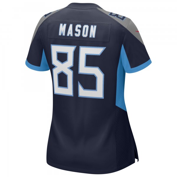 Women's Tennessee Titans Derrick Mason Nike Navy Game Retired Player Jersey