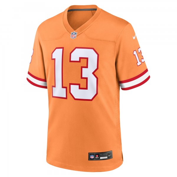 Men's Tampa Bay Buccaneers Mike Evans Nike Orange Throwback Game Jersey