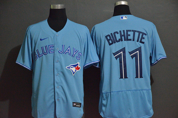 Men's Toronto Blue Jays #11 Bo Bichette Blue Stitched MLB Flex Base Nike Jersey