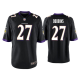 Men's #27 J.K. Dobbins Baltimore Ravens Black 2020 NFL Draft Game Jersey