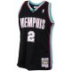 Men's Memphis Grizzlies Jason Williams Mitchell & Ness Black 2001/02 Hardwood Classics Swingman Jersey