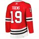 Men's Chicago Blackhawks Jonathan Toews adidas Red  Primegreen Pro Player Jersey