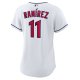 Women's Cleveland Guardians Jose Ramirez Nike White Home Replica Player Jersey