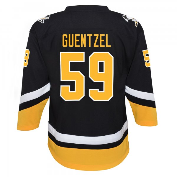 Youth Pittsburgh Penguins Jake Guentzel Black 2021/22 Alternate Replica Player Jersey