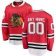 Men's Chicago Blackhawks Fanatics Red Home Breakaway Custom Jersey