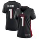 Women's Atlanta Falcons Jeff Okudah Nike Black Game Player Jersey