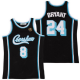 Men's Crenshaw #8 #24 Kobe Bryant Black With KB Patch Swingman Throwback Jersey