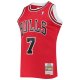 Men's Chicago Bulls Toni Kukoc Mitchell & Ness Red 1997/98 Hardwood Classics Swingman Jersey